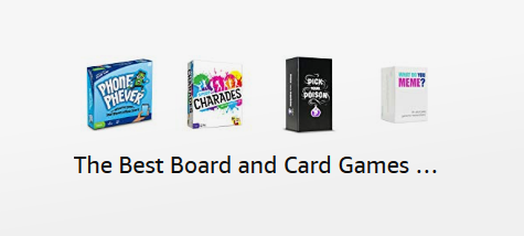 Best board and card games
