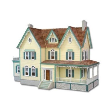putting together a dollhouse kit