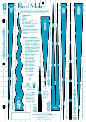 House Revivals: How to Make Your Own Paper Bead Roller  Paper beads, Paper  beads template, Paper bead jewelry